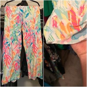 Sz XL Bal Harbour Palazzo Pants - Sparkling Sands